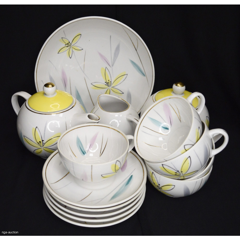 чайный сервиз "Марийка", Рига (Латвия), СССР