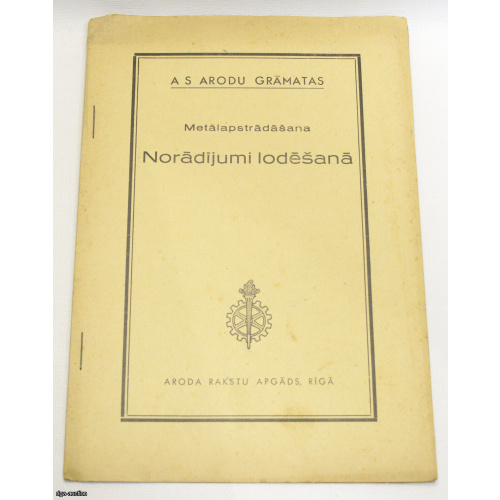 book "Norādījumi lodēšanā", Latvia