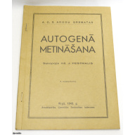 book "Autogenā metināšana", Latvia, USSR