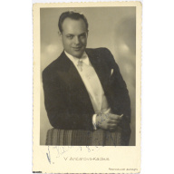signed photograph "V. Ančarovs-Kadiķis", Latvia