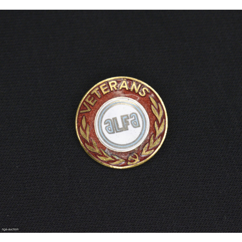 badge, veteran "ALFA", Latvia, USSR