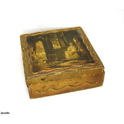 wooden box, France