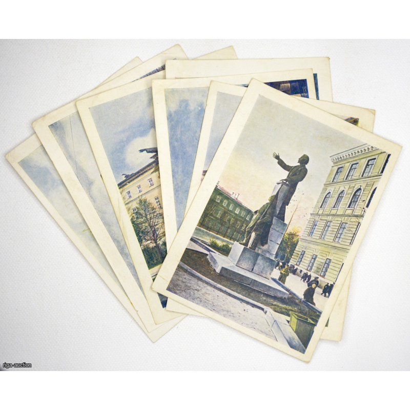 postcards, 7 pcs., USSR