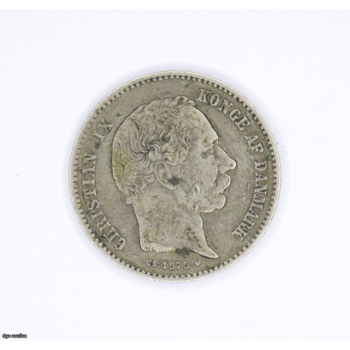 1 krona 1875 Dānija