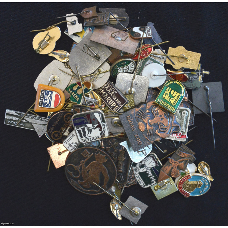 badges of all kinds 73 pcs., USSR