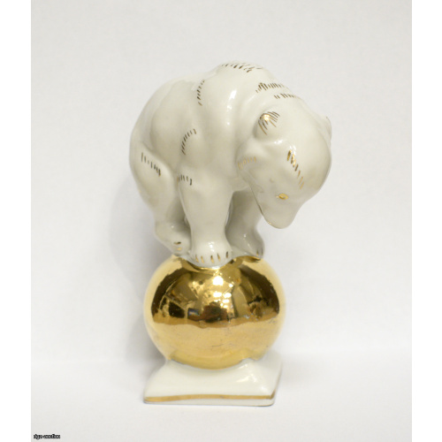 figurine "Bear on a Ball", Riga (Latvia), USSR