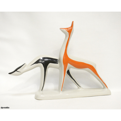 figurine "Roe Deer", Art Deco, Latvia, USSR