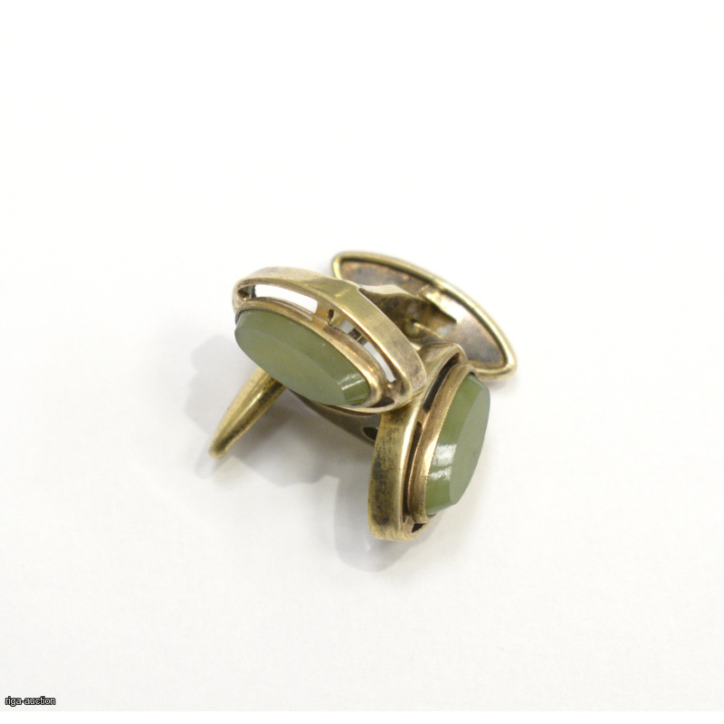 silver men's cufflinks, USSR