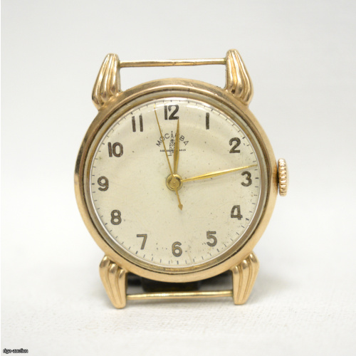 gold mechanical wristwatch "Moscow", USSR