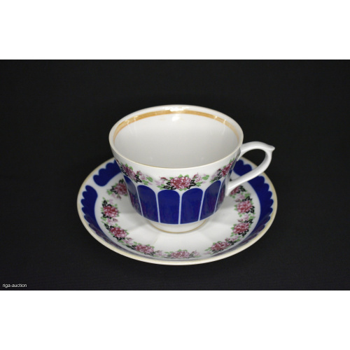 large tea pair, Riga (Latvia), USSR