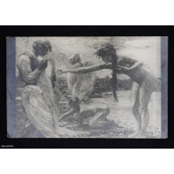 postcard "Jaunava gulbis", J. Rosentals, Latvia