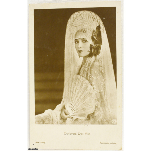 postcard "Dolores Del Rio", Mexico