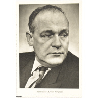 postcard, writer "Arvid Grigulis", Latvia, USSR
