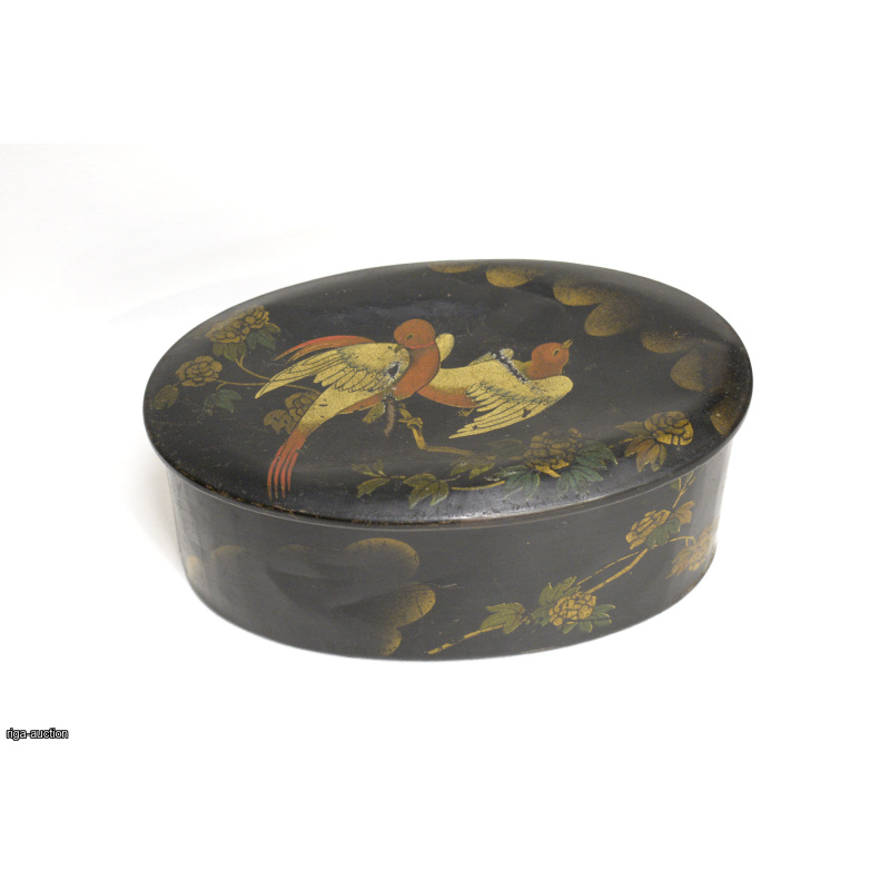 painted metal box, Russian Empire