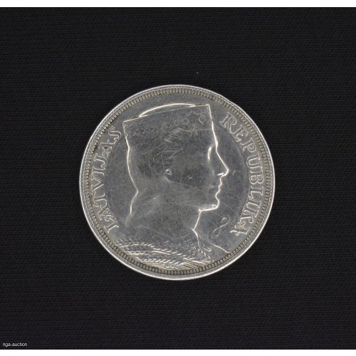 5 Lats 1929, Latvia