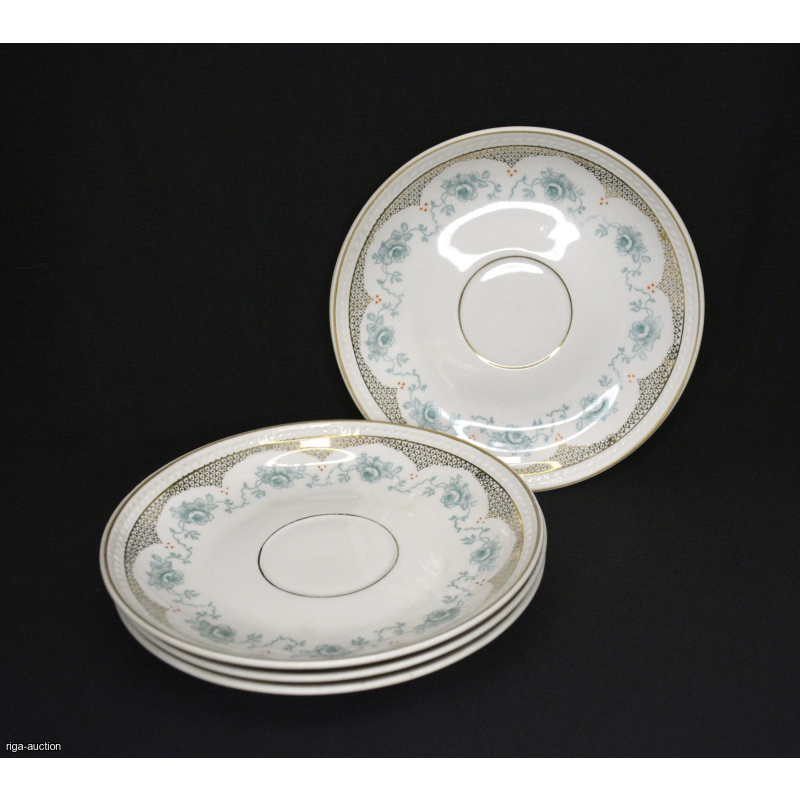 saucer (4 pcs.) from the Laima service, Riga (Latvia), USSR