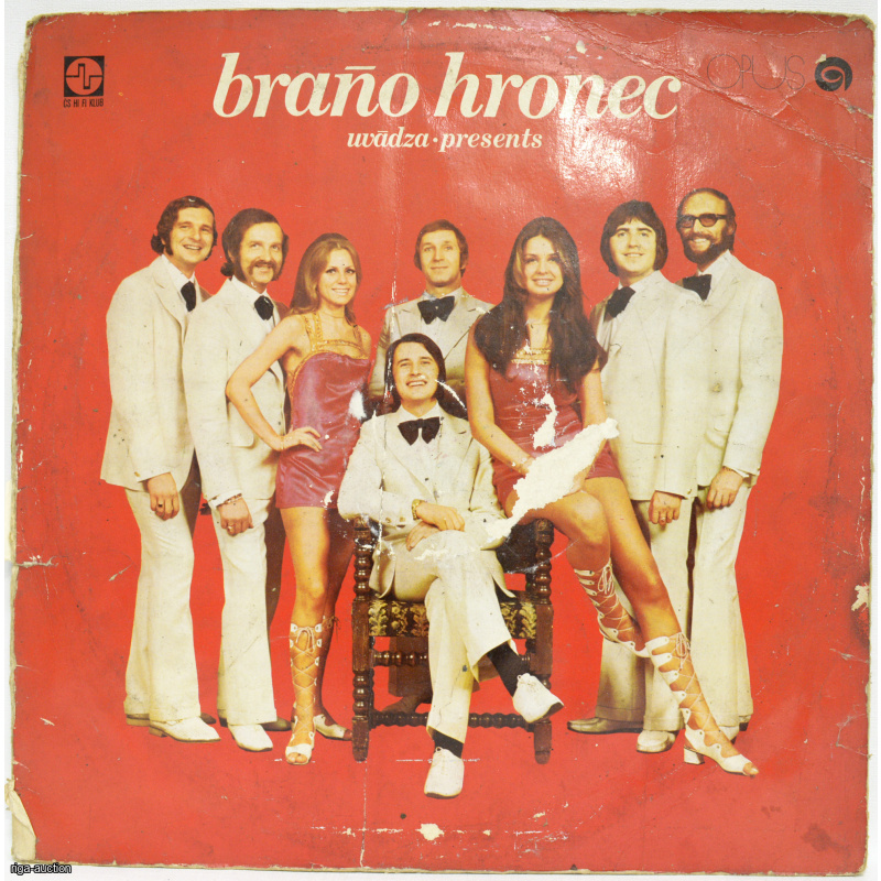 vinyl record "Braňo Hronec Uvádza", Czechoslovakia