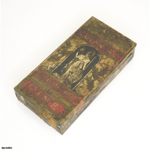 metal box from cigarettes "Teofani & CO"