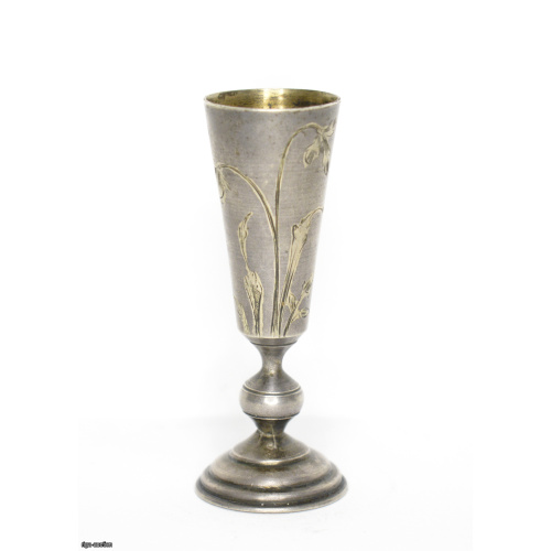 silver shot glass, Russian Empire