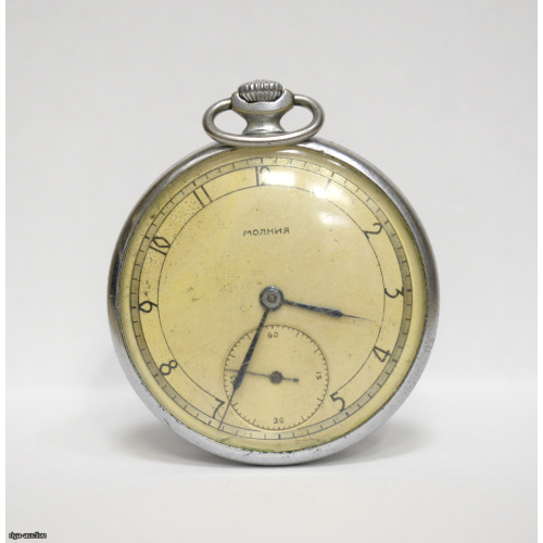 mechanical pocket watch "Molniya", USSR