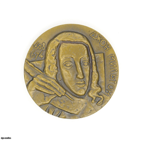 table medal "John Milton 1608-1674", USSR