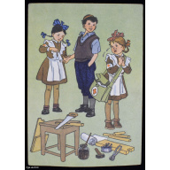 postcard "My with Tamaroy", USSR