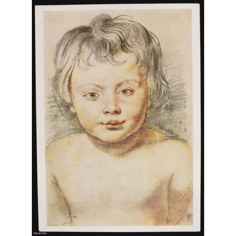 atklātne Rubens 1577-1640 "Rubensa dēla Alberta portrets", PSRS