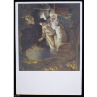postcard by Rembrandt 1606-1669 "Danae", USSR