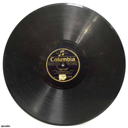 vinyl record "Columbia", England