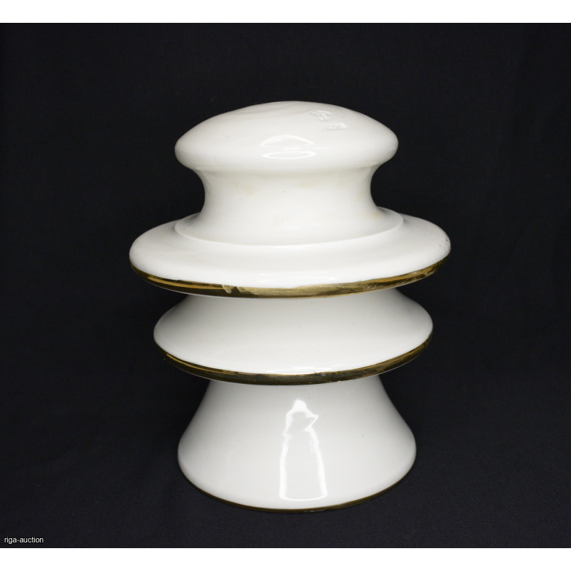 collectible high-voltage insulator from the Furstenberger Porzellanfabrik, Germany