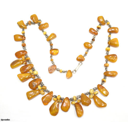 amber necklace, Latvia, USSR
