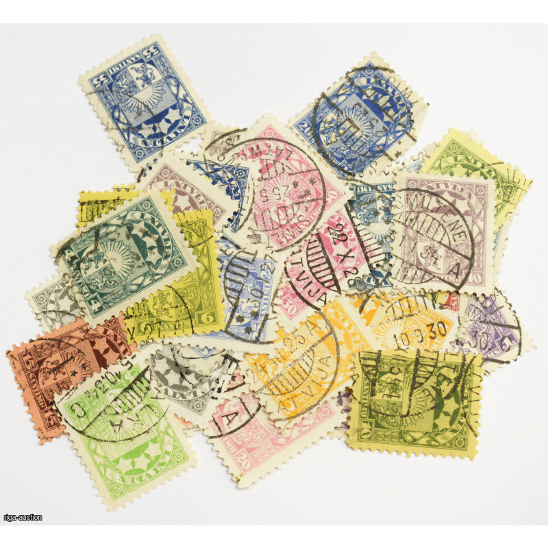 postage stamps (45 pcs.), Latvia. 1940s