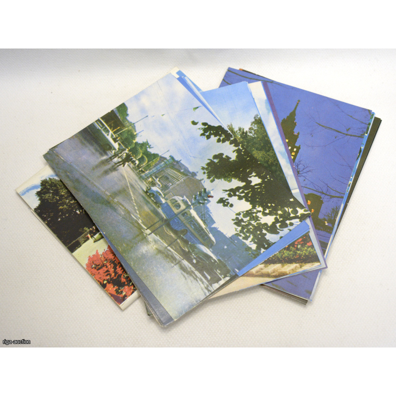 booklet of postcards "Riga", 16 pcs., Latvia, USSR