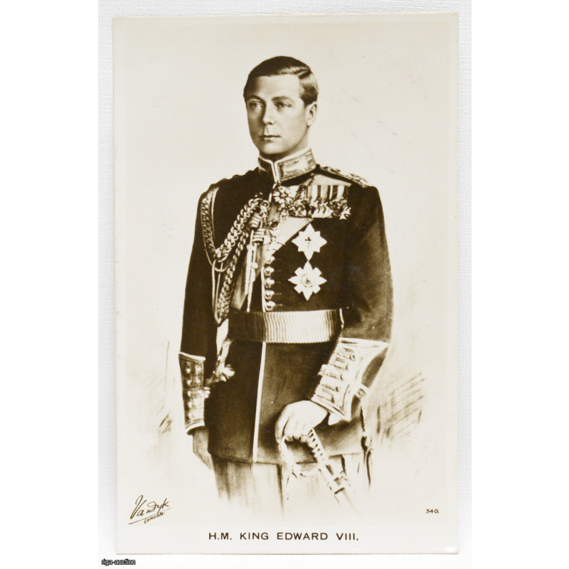 postcard "H.M. KING EDWARD VIII", England