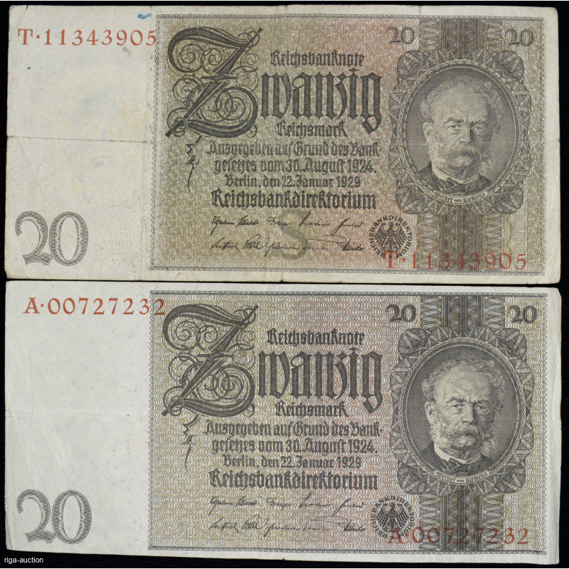 20 reichsmark 1929 Германия
