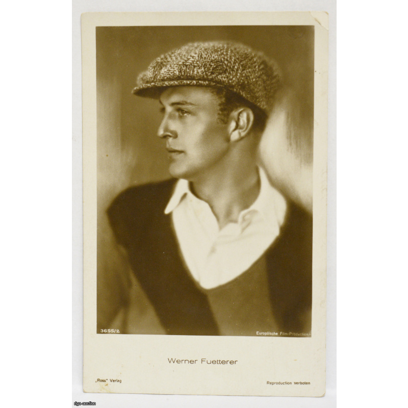 postcard, actor "Werner Fuetterer", Germany