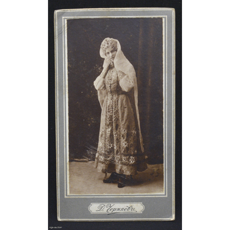 photo, actress D. Chernyaeva, Russian Empire
