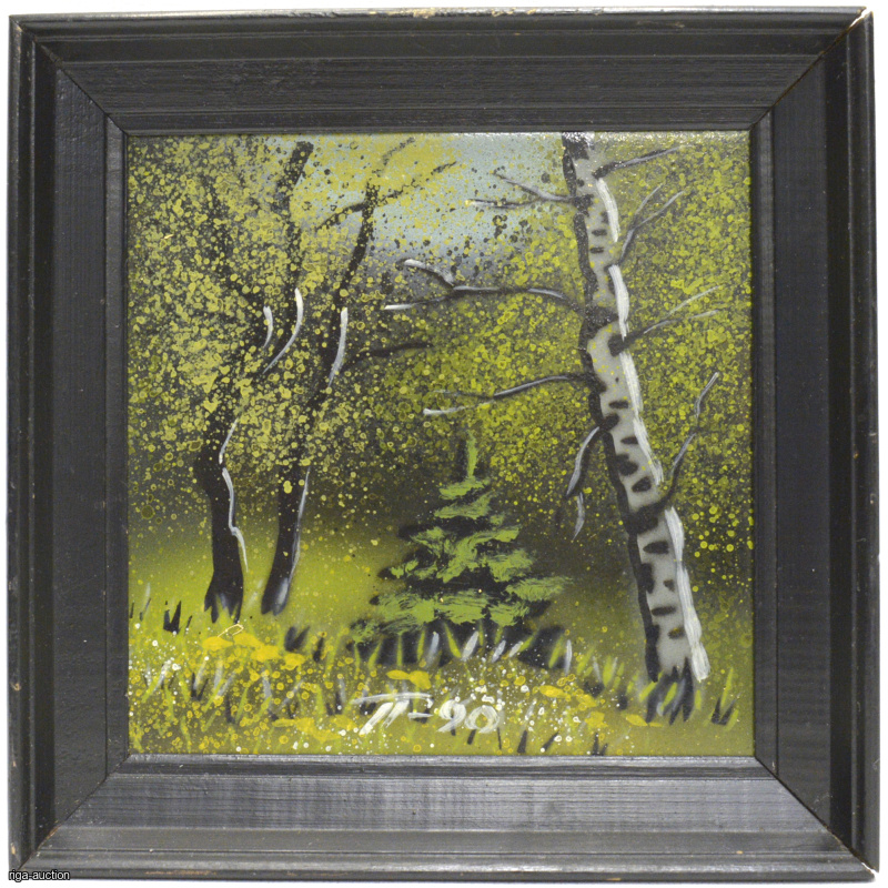 painting "Landscape", Latvia, USSR