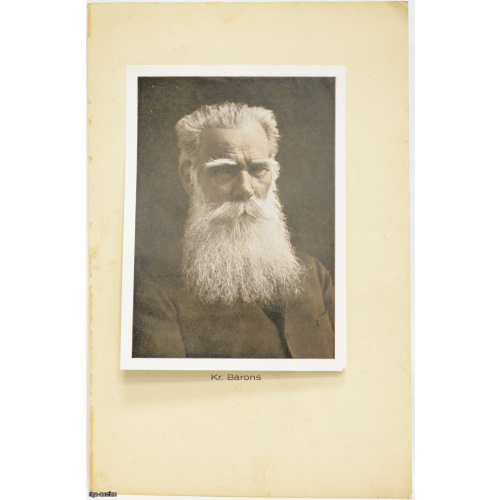 writer Krišjānis Barons (1835-1923), Latvia