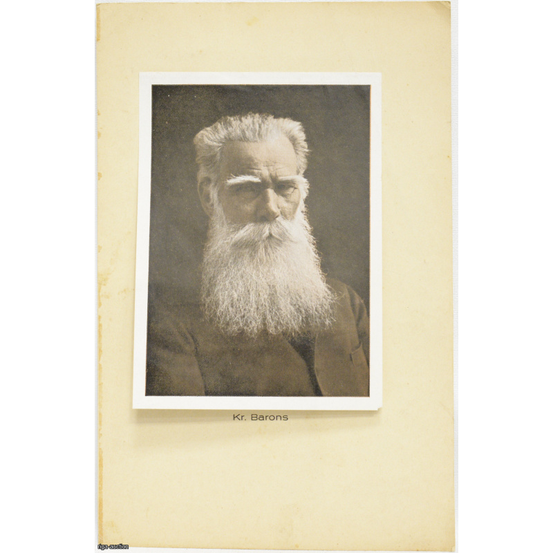 writer Krišjānis Barons (1835-1923), Latvia