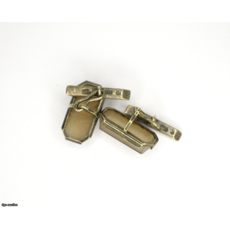 silver cufflinks, USSR