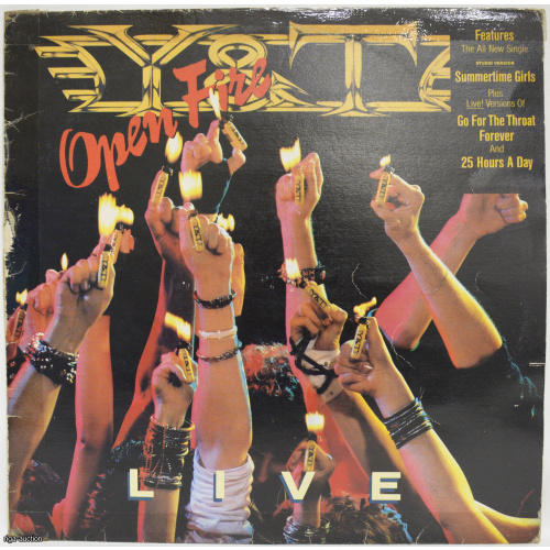 vinyl record "Open Fire", Yugoslavia