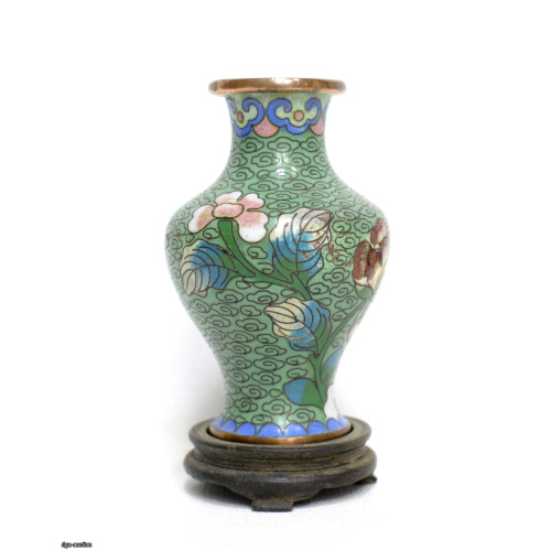 small vase, cloisonné technique, China