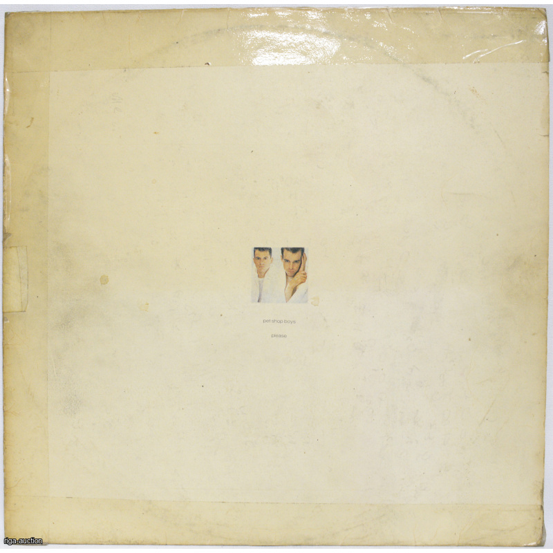 vinyl record "PET SHOP BOYS", England