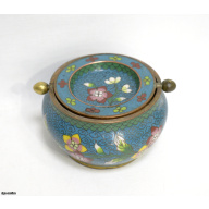 ashtray, cloisonné technique, China