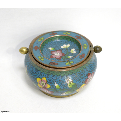 ashtray, cloisonné technique, China