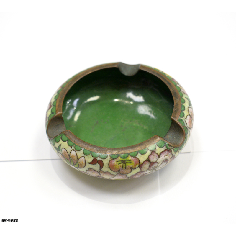 ashtray, cloisonné technique, enamel, China