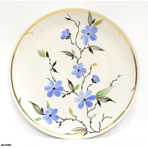 wall plate, hand-painted, Riga (Latvia), USSR