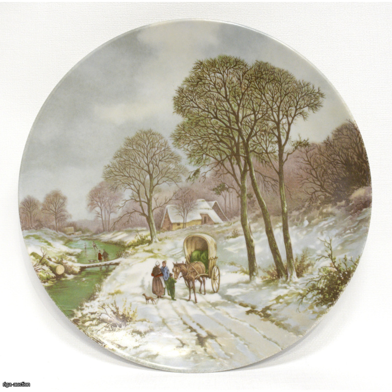 wall plate "Winter Landscape", Minsk (Belarus)