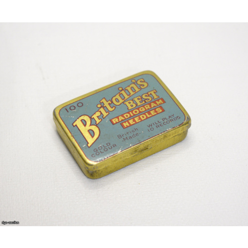 metal case from the needle of the "Britain's Best" gramophone, England
